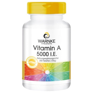 VITAMIN A 5.000 I.E. Tabletten Produktbild