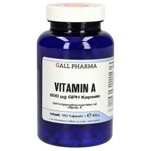Vitamin A 800 µg GPH Kaps, 180 St Kapseln Produktbild