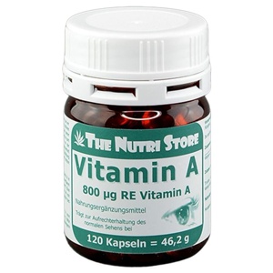VITAMIN A 800 μg RE Kapseln Produktbild