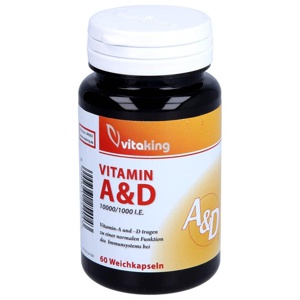 VITAMIN A & D 10.000/1.000 I.E. Kapseln Produktbild