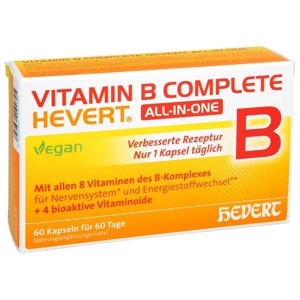 VITAMIN B COMPLETE HEVERT ALL-IN-ONE 60 St Kapseln Produktbild