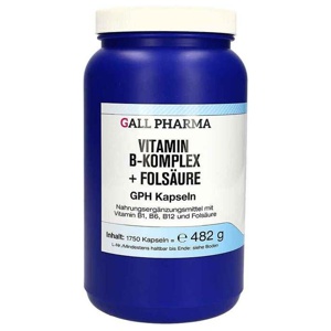 Vitamin B Komplex + Folsäure GPH Kapseln, 1750 St Kapseln Produktbild