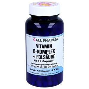 VITAMIN B KOMPLEX+Folsäure GPH Kapseln Produktbild
