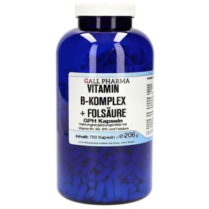 Vitamin B Komplex + Folsäure GPH Kapseln, 750 St Kapseln Produktbild