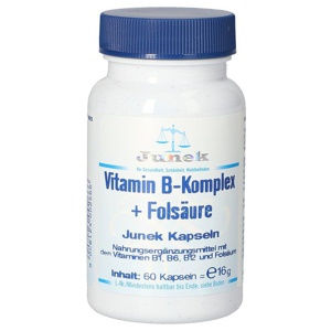 Vitamin B Komplex+folsÃ¤ure Junek Kapseln Produktbild