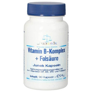 Vitamin B Komplex + Folsäure Junek Kapseln, 90 St Kapseln Produktbild