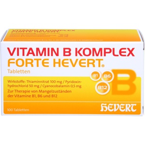 VITAMIN B KOMPLEX FORTE HEVERT 100 St Tabletten Produktbild