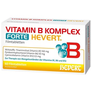 VITAMIN B KOMPLEX FORTE HEVERT 60 St Tabletten Produktbild
