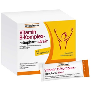 Vitamin B-Komplex ratiopharm direkt, 40 St Pulver Produktbild