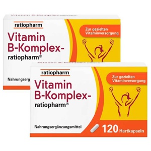 Vitamin B-Komplex Ratiopharm Kapseln, 2x120 St Kapseln Produktbild
