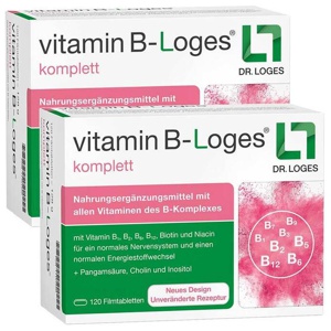 vitamin B-Loges komplett Filmtabletten, 2x120 St Filmtabletten Produktbild