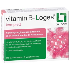 vitamin B-Loges komplett Filmtabletten, 60 St Filmtabletten Produktbild