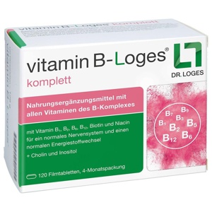 vitamin B-Loges komplett Filmtabletten, 120 St Filmtabletten Produktbild