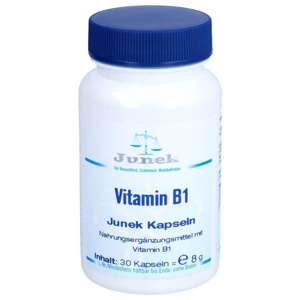 Vitamin B1 3,0 mg Junek Kapseln, 30 St Kapseln Produktbild