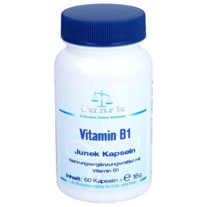 Vitamin B1 3,0 mg Junek Kapseln, 60 St Kapseln Produktbild