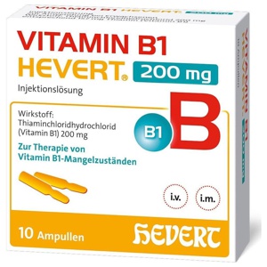 VITAMIN B1 HEVERT 200 mg Injektionslösung Amp. Produktbild