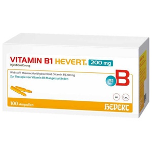 VITAMIN B1 HEVERT 200 mg Injektionslösung Amp. Produktbild