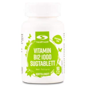 Vitamin B12 1000 Sugetabletter 90 tabletter produktbillede