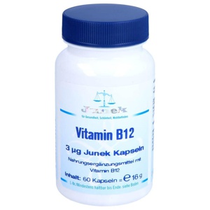 Vitamin B12 3 µg Junek Kapseln, 60 St Kapseln Produktbild