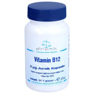 Vitamin B12 3 µg Junek Kapseln, 90 St Kapseln Produktbild