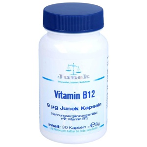 Vitamin B12 9,0 µg Junek Kapseln, 30 St Kapseln Produktbild
