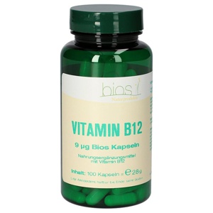 Vitamin B12 9 µg Bios Kapseln, 100 St Kapseln Produktbild