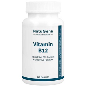 Vitamin B12 Bioaktiv + Folsäure vegan Kapseln, 120 St Kapseln Produktbild