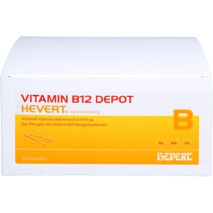 VITAMIN B12 DEPOT HEVERT 100X2 ml Ampullen Produktbild