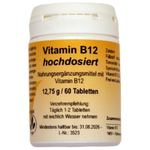 VITAMIN B12 HOCHDOSIERT Tabletten Produktbild