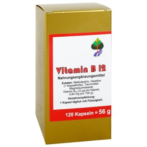 Vitamin B12 Kapseln, 120 St Kapseln Produktbild