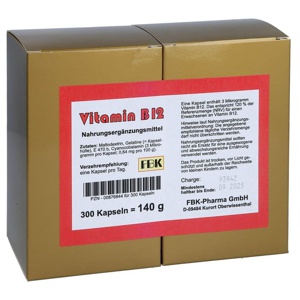 Vitamin B12 Kapseln 300 Stück Produktbild