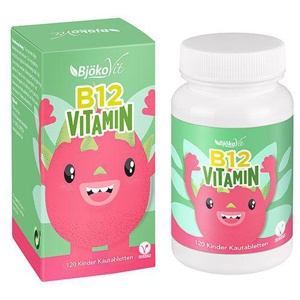 Vitamin B12 Kinder zuckerfrei 120 St Kautabletten Produktbild