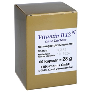 Vitamin B12 N Kapseln, 60 St Kapseln Produktbild