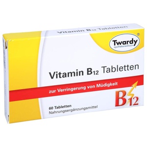 Vitamin B12 Tabletten, 60 St Tabletten Produktbild