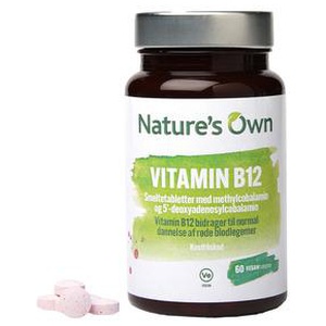 Vitamin B12 Vegan smeltetablet - 60 tabletter produktbillede