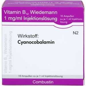 VITAMIN B12 WIEDEMANN 1 mg/ml Injektionslsg.Amp. Produktbild