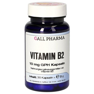 VITAMIN B2 10 mg GPH Kapseln Produktbild