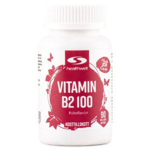 Vitamin B2 100 90 kapsler produktbillede