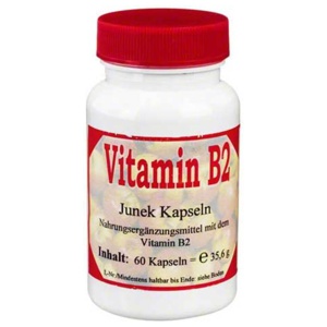 Vitamin B2 3,6 mg Junek Kapseln, 60 St Kapseln Produktbild