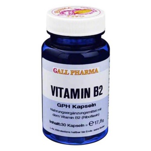 Vitamin B2 GPH Kapseln, 30 St Kapseln Produktbild
