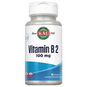 VITAMIN B2 RIBOFLAVIN 100 mg KAL Tabletten Produktbild
