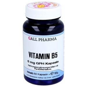 Vitamin B5 6 mg GPH Kapseln Produktbild