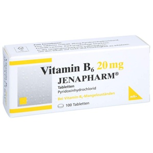 VITAMIN B6 20 mg Jenapharm 100 St Tabletten Produktbild