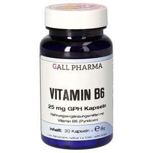 VITAMIN B6 25 mg GPH Kapseln Produktbild