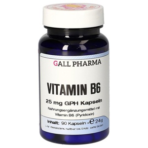 VITAMIN B6 25 mg GPH Kapseln Produktbild