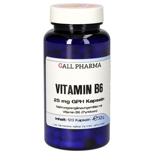 Vitamin B6 25 mg GPH Kapseln Produktbild