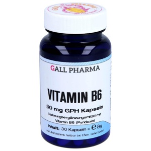 Vitamin B6 50 mg GPH Kapseln Produktbild