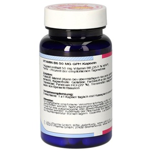 Vitamin B6 50 mg GPH Kapseln, 60 St Kapseln Produktbild