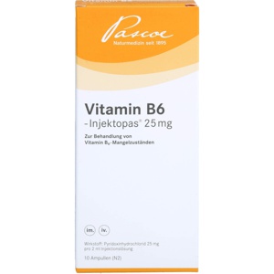 VITAMIN B6-INJEKTOPAS 25 mg Injektionslösung Produktbild