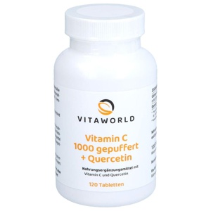 VITAMIN C 1000 gepuffert+Quercetin Tabletten Produktbild